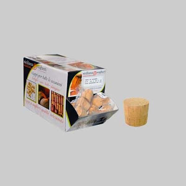 Tappo in Sughero per Damigiana in Blister 45 x 40 mm 2 Pezzi