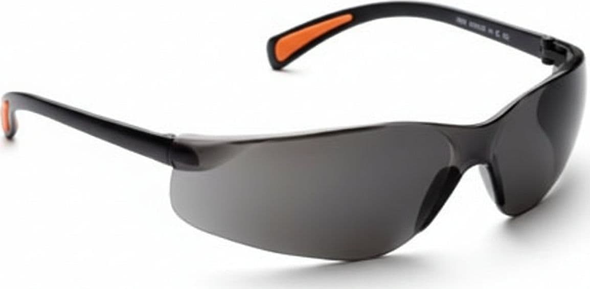 Occhiali di Protezione Stanghette Fisse Sport Grigio Scuro Excel 6 Pezzi