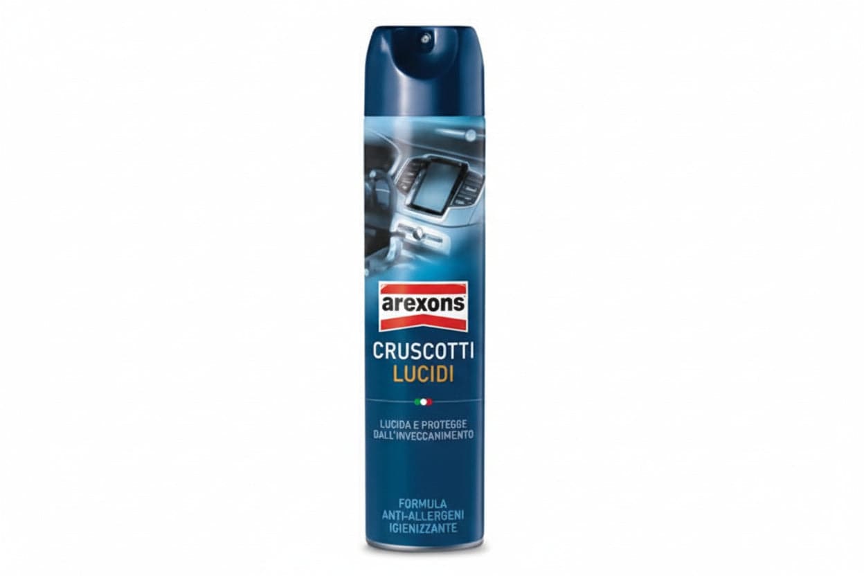 Lucida Cruscotti per Auto 600 ml in Bombola Spray (8316) Arexons 2 Pezzi