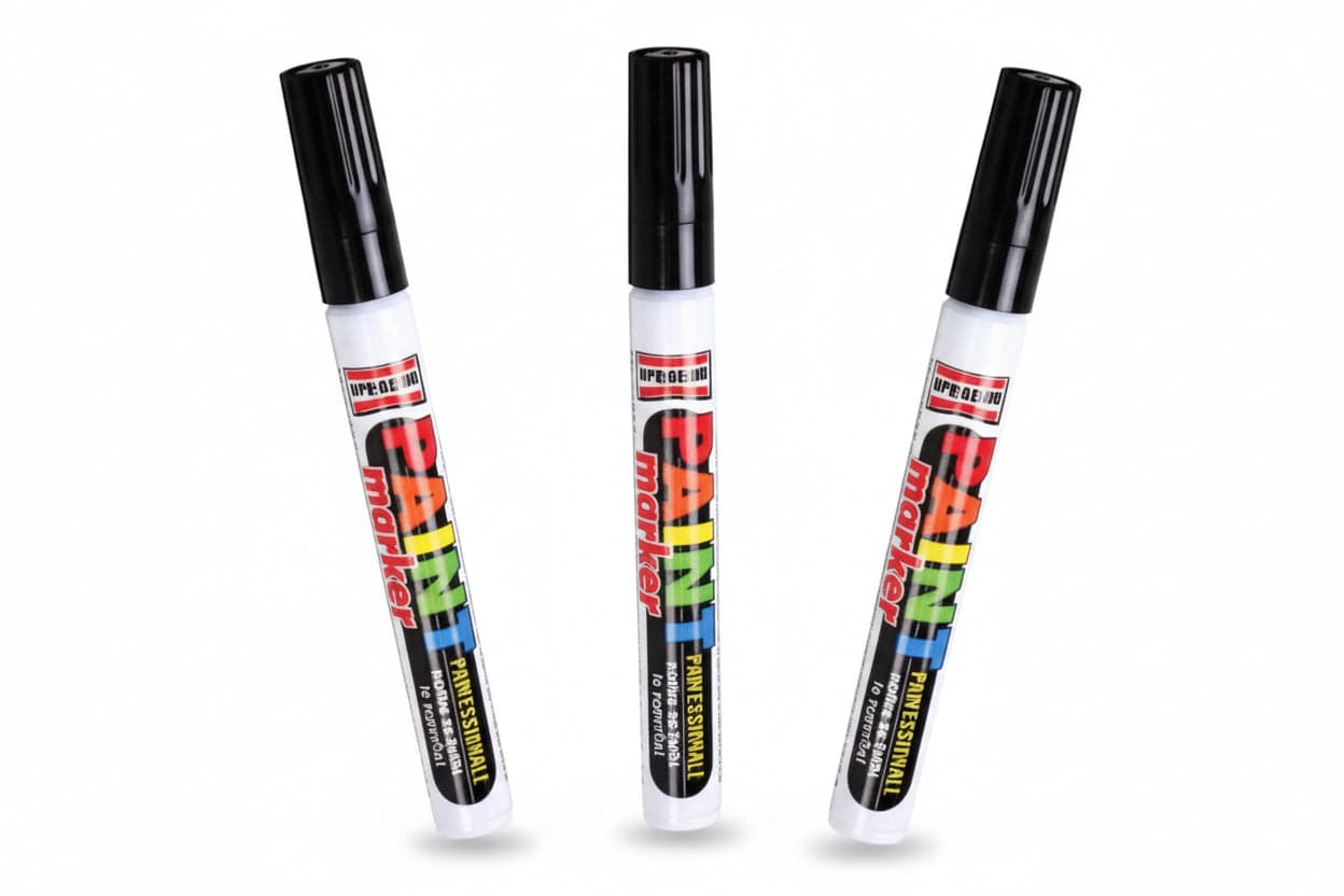 Pennarello Permanente a Vernice Paint Marker 10 ml Rosso (2878) 12 Pezzi