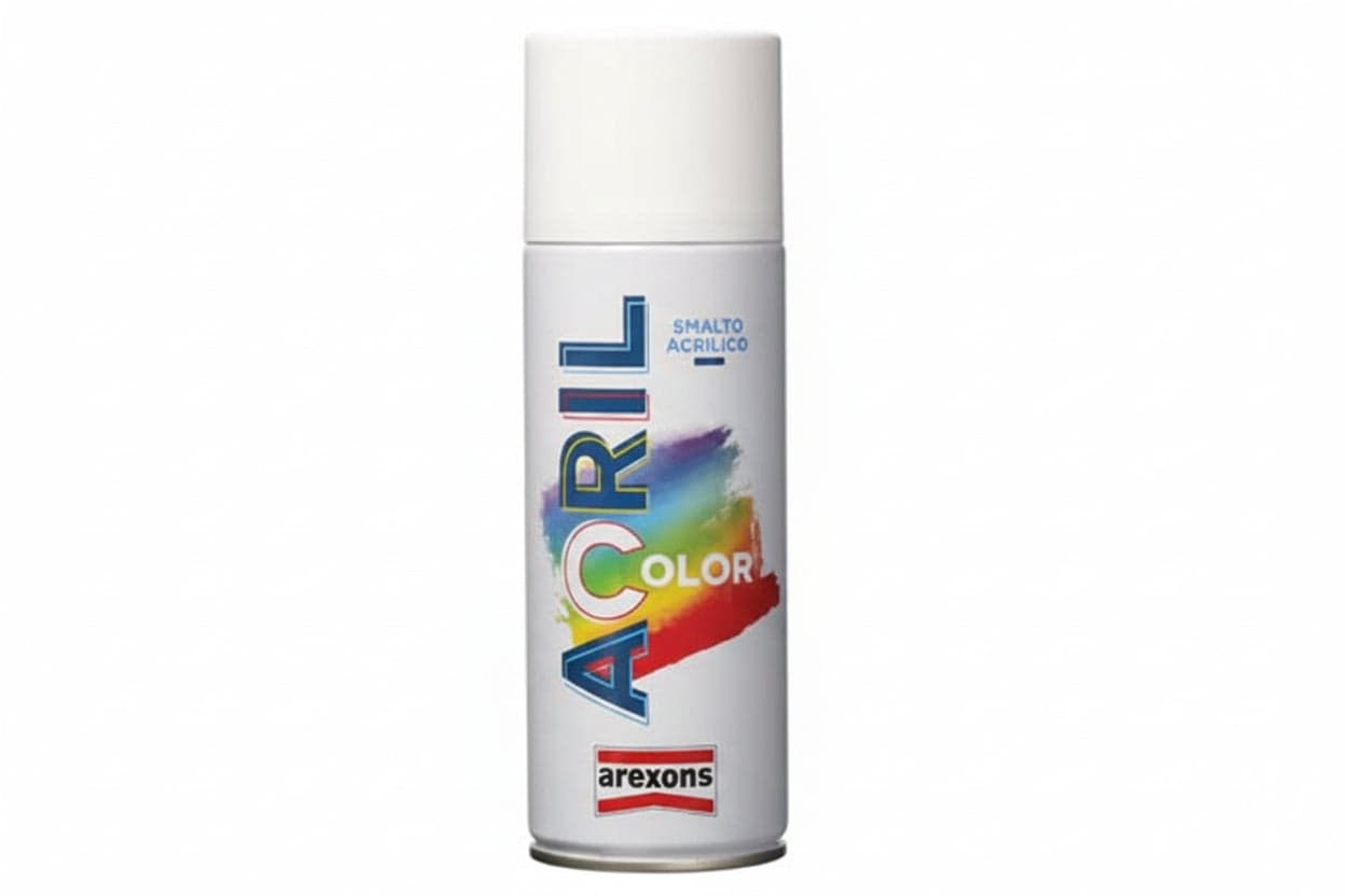 ACRILCOLOR SMALTO ACRILICO SPRAY- - ml.400 - alluminio RAL 9006 (3956) - 6 pezzi AREXONS