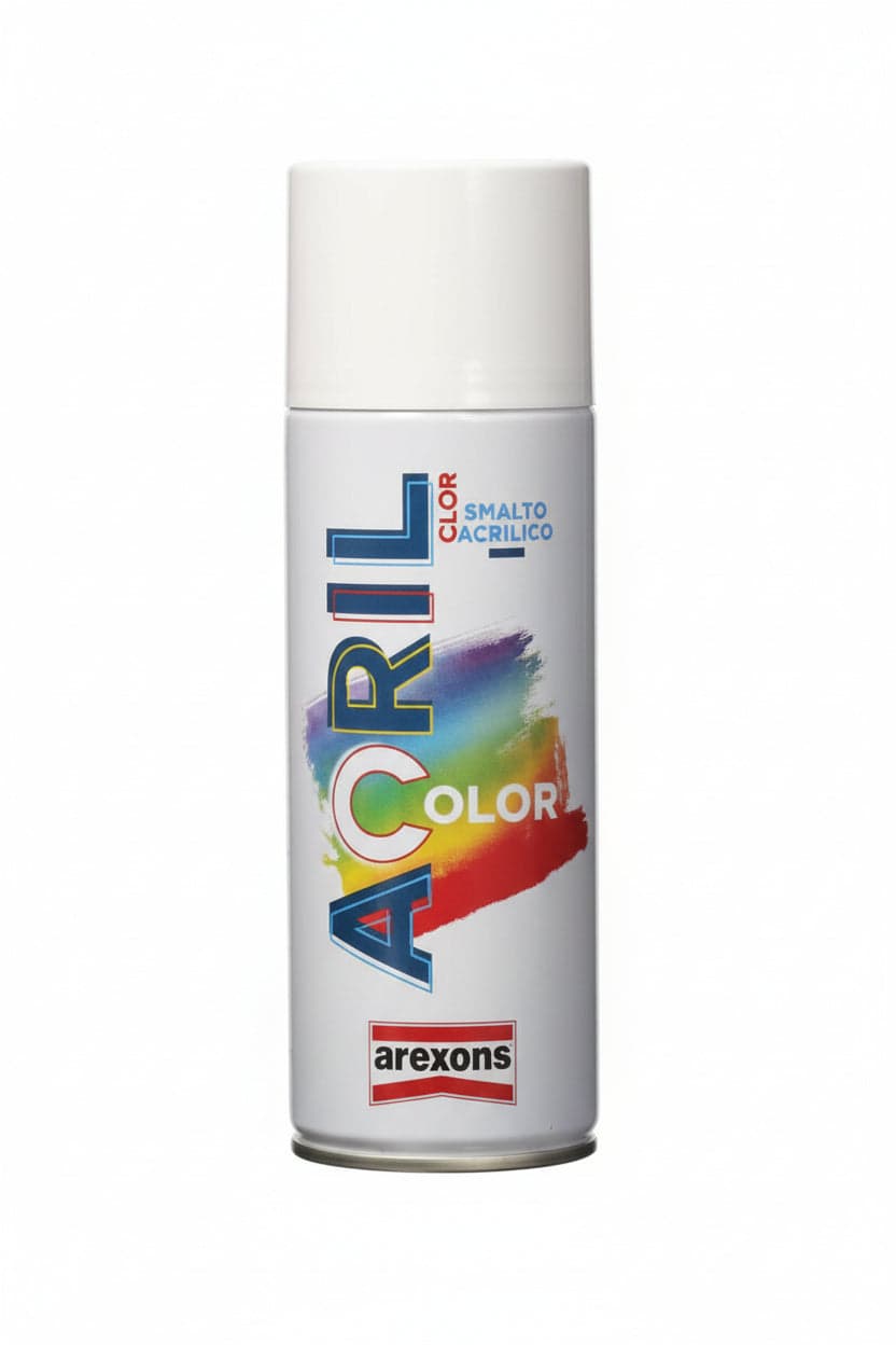 ACRILCOLOR SMALTO ACRILICO SPRAY- - ml.400 - grigio chiaro RAL 7035 (3957) - 6 pezzi AREXONS