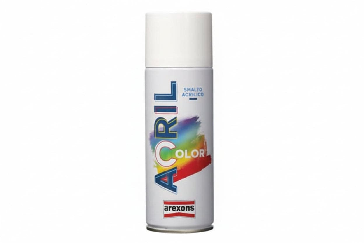 ACRILCOLOR SMALTO ACRILICO SPRAY- - ml.400 - grigio argento RAL 7001 (3958) - 6 pezzi AREXONS