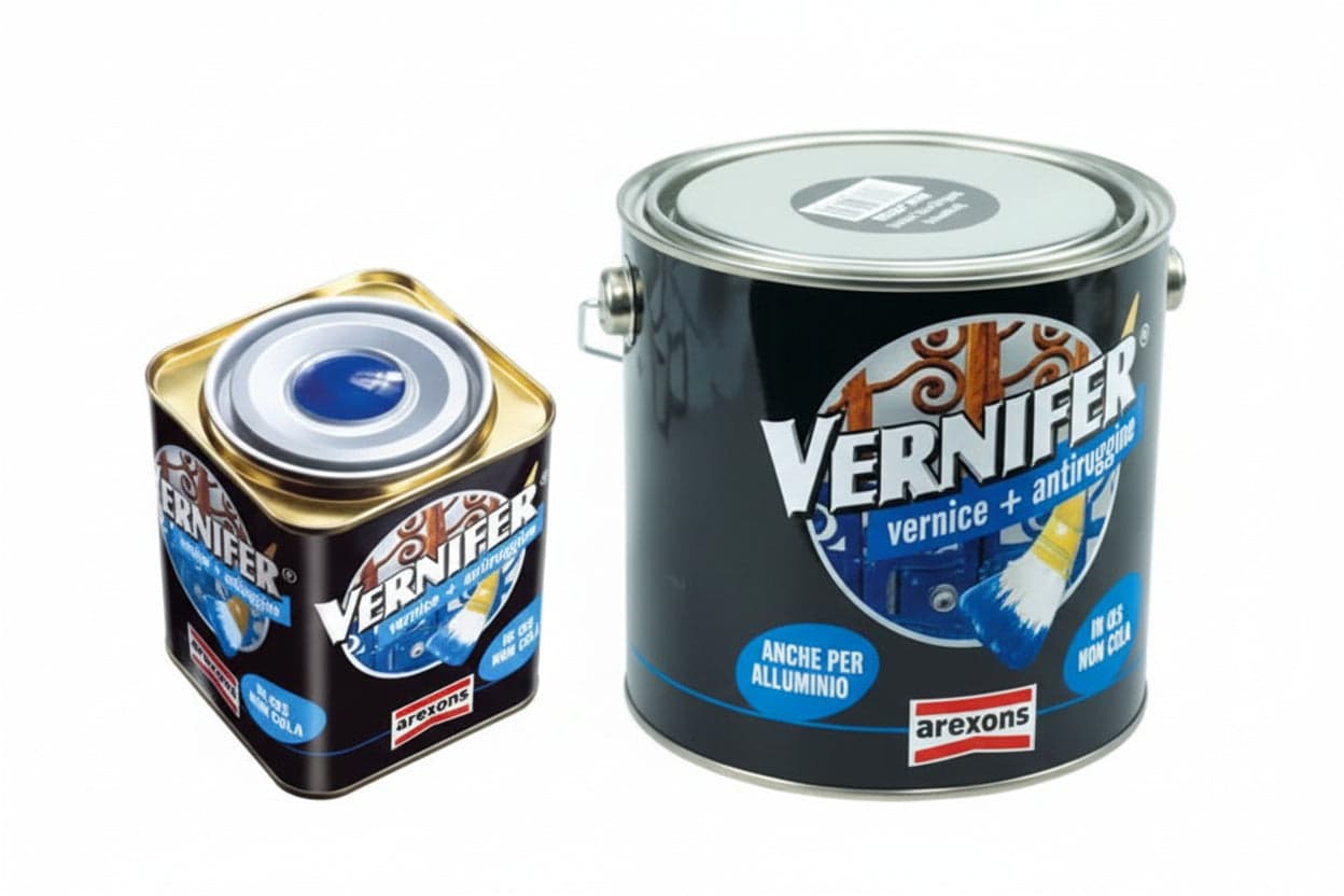 Vernifer Vernice Antiruggine in Gel Grigio Forgia Metallizzato (4896) 750