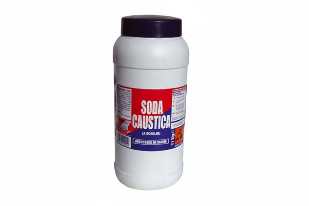 Soda Caustica a Scaglie 1 kg 12 Pezzi