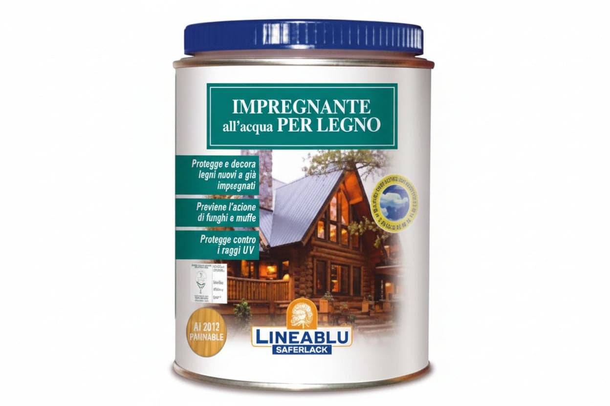 Impregnante All'Acqua per Legno Hi 2013 Noce Scuro 750 ml Sayerlack