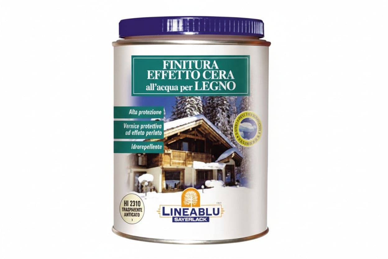 Finitura All'Acqua Effetto Cera per Legno Hi 2311 Trasparente 750 ml