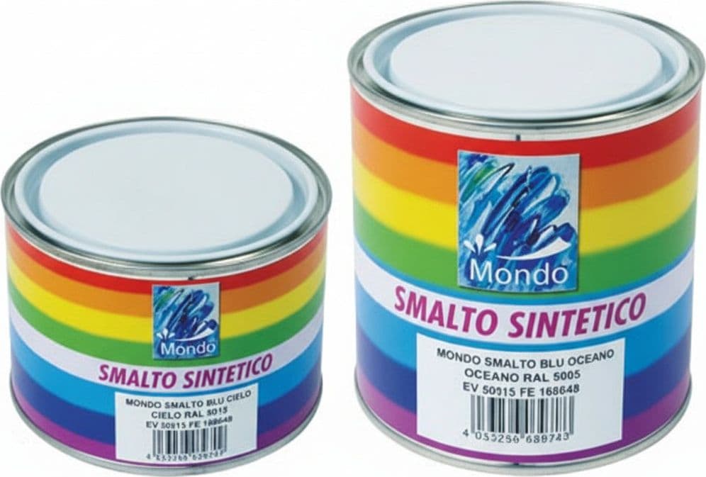 Smalto Sintetico Lucido (lack 82) 375 ml Avorio Chiaro RAL 1015 6 Pezzi