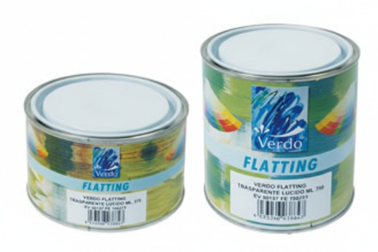 FLATTING TRASPARENTE LUCIDO IN BARATTOLO (FLATTING BRILL)- - ml.750 trasparente lucido - 6 pezzi FEUDO