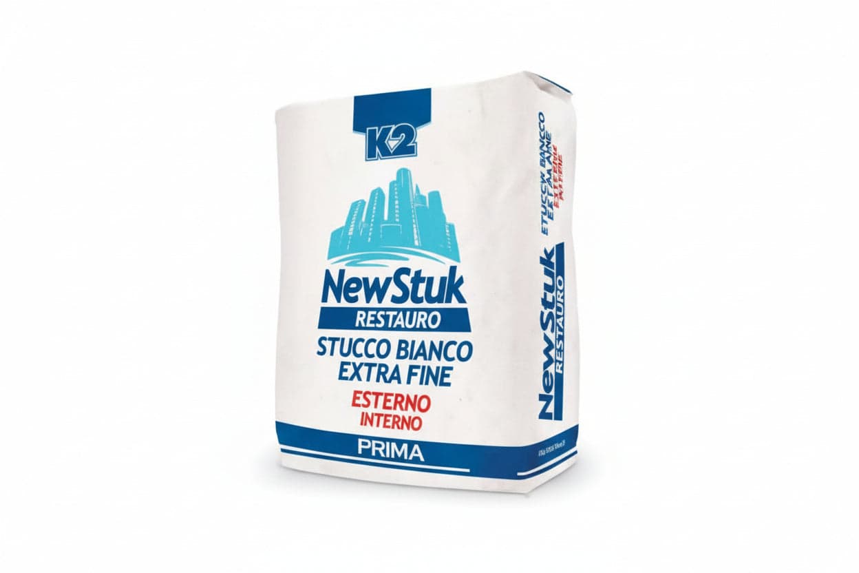 K2 Newstuk Restauro Stucco In Polvere Base Cemento In Sacco- - Kg.5 - 4 Pezzi K2 in Stucco BricoGo - Marano di Napoli, commercioVirtuoso.it