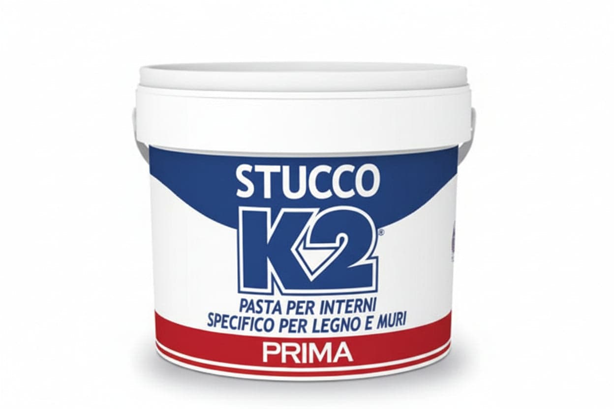 K2 Stucco in Pasta Specifico per Legno e Muri in Barattolo 0,500 24 Pezzi