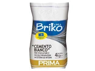 K2 Linea Briko Cemento Bianco in Polvere 4 kg in Busta K2 4 Pezzi