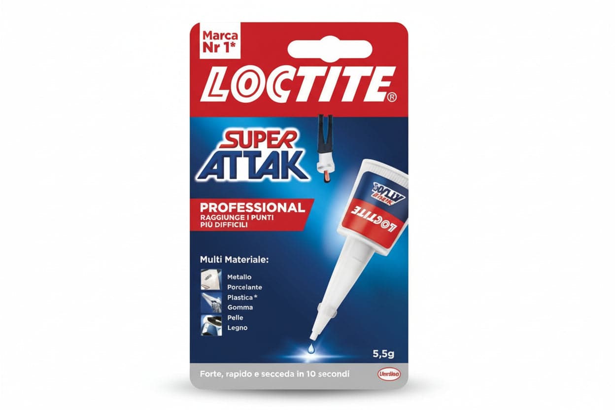 Super Attak Professional Gr.5,5- - Gr.5,5Gr - 24 Blister Loctite in Super colla BricoGo - Marano di Napoli, commercioVirtuoso.it