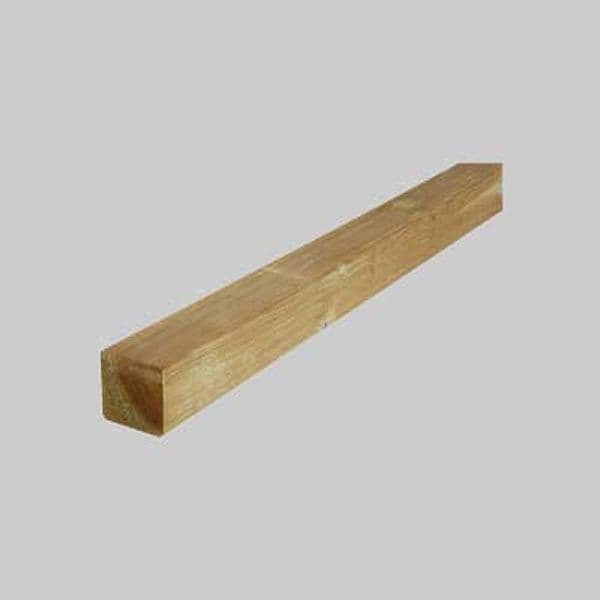 Palo Quadro in Legno Cm 7 x 160H