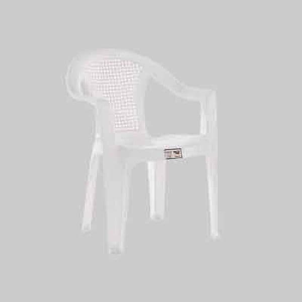 Sedia Impilabile Cm 45 x 53 x 77H Col Bianco