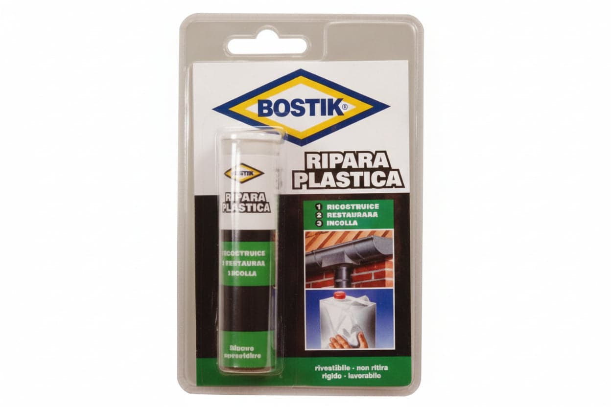 Stucco Epossidico Ripara Plastica 56 g Bostik 3 Blister