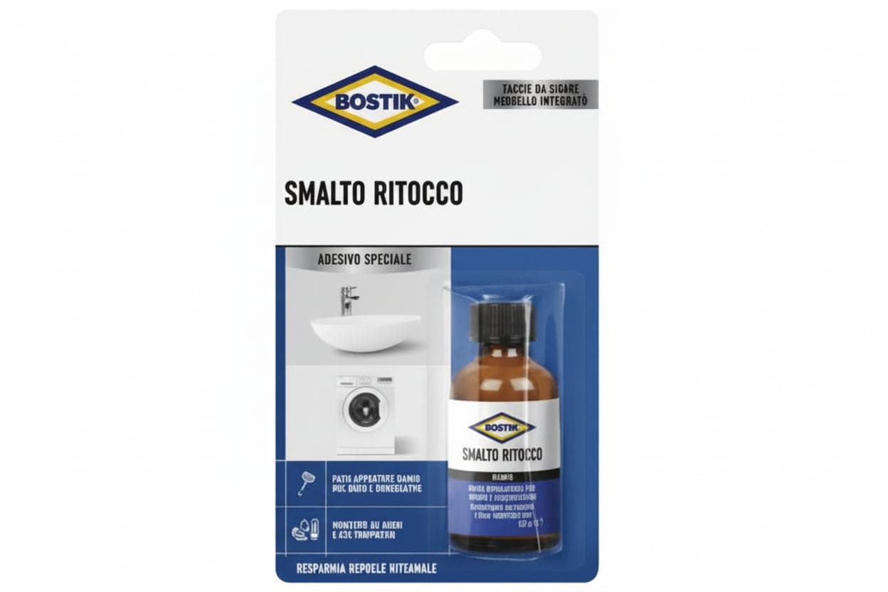 Smalto Ritocco- - Ml.23 - 2 Blister Bostik in Adesivi universali BricoGo - Marano di Napoli, commercioVirtuoso.it