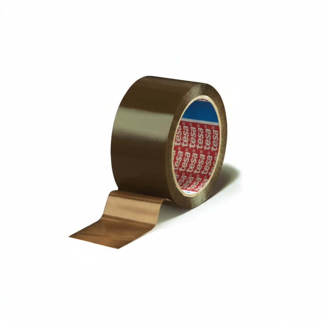 NASTRO IMBALLO PPL ACRILICO SILENZIOSO AVANA- - mt.66 x mm.50h. - 36 pezzi TESA