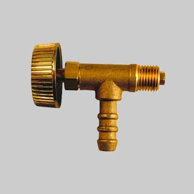 Rubinetto Per Fornellone Portagomma Ø 14 Mm (Metano)