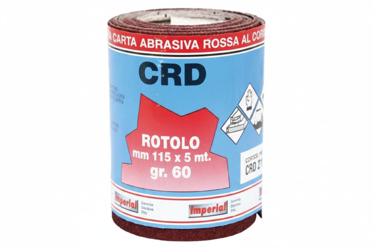 Carta Abrasiva Spaziata in Miniroll Grana 80 Imperial 6 Pezzi