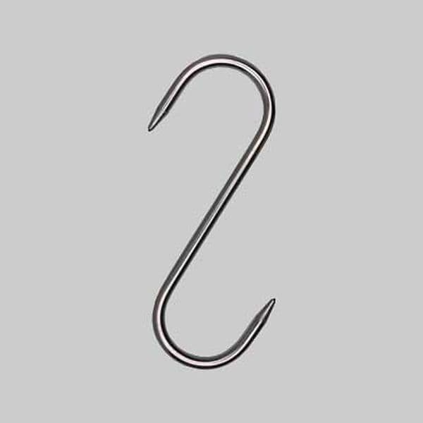 Gancio Fisso 200 x 9 mm 2 Punte 10 Pezzi