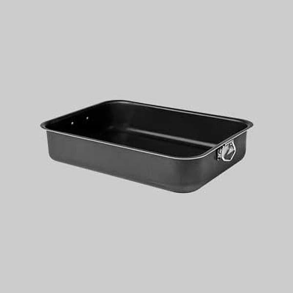 Lasagnera con Anello Black Line Cm 35 x 27,5 x 7H Pentalux