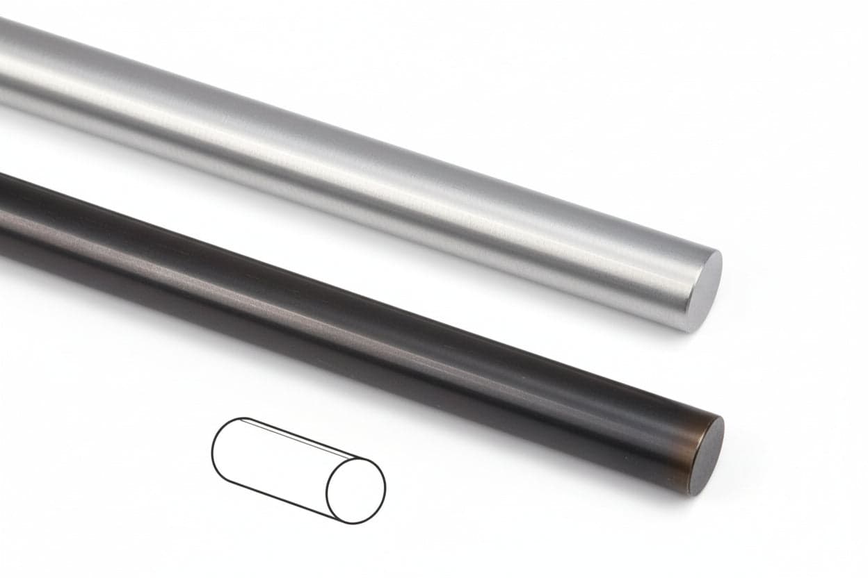 PROFILO TUBO TONDO PIENO IN ALLUMINIO- - ø mm.8 mt.1 argento - 5 pezzi