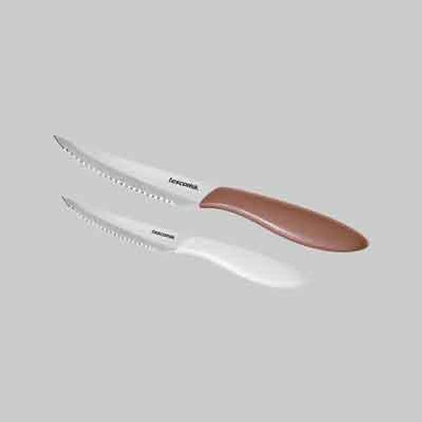 Coltello Bistecca Presto Lunghezza Tescoma Lama 12 cm Marrone 6 Pezzi