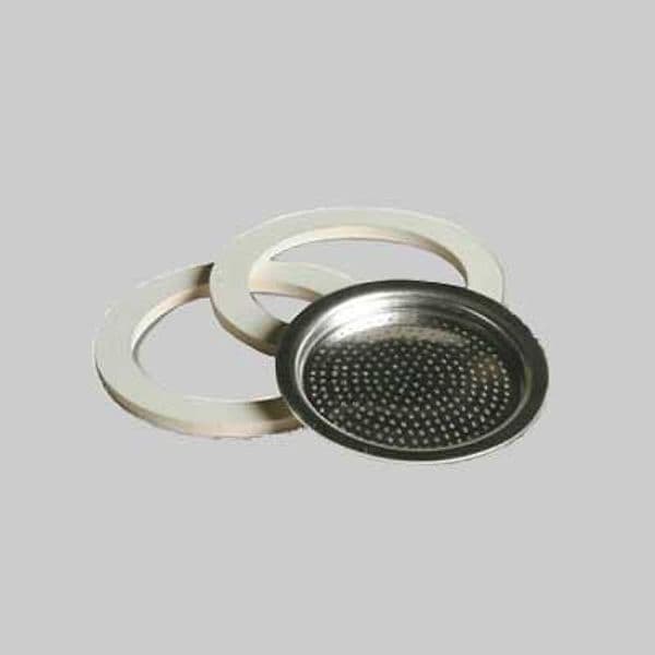 Filtro e Guarnizioni per Caffettiera 2 Tazze