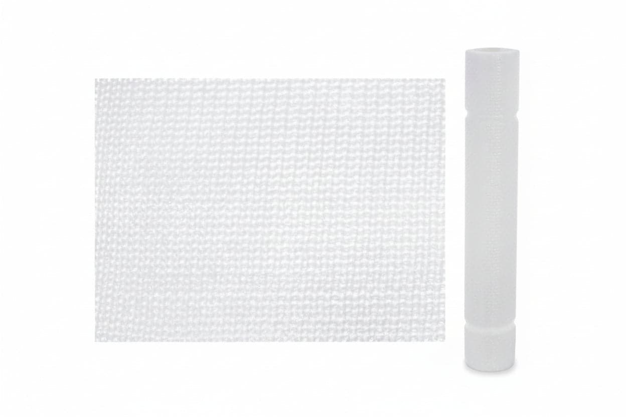 RETE PER PONTEGGI BIANCA IN PLASTICA CON ASOLE  mt.1,80h. in rotoli da mt 10 (mq.18)    TREX