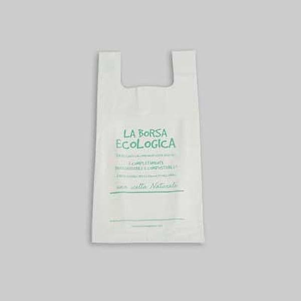 Shopper Biodegradabile e Compostabile 36 x 43 cm 10 l 3 kg