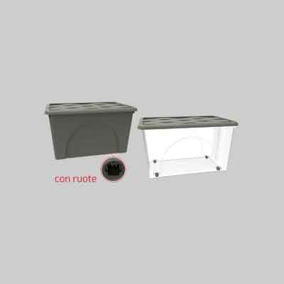 Contenitore Multiuso 'Storage Box' S60 Lt, - Col. Grigio Talpa