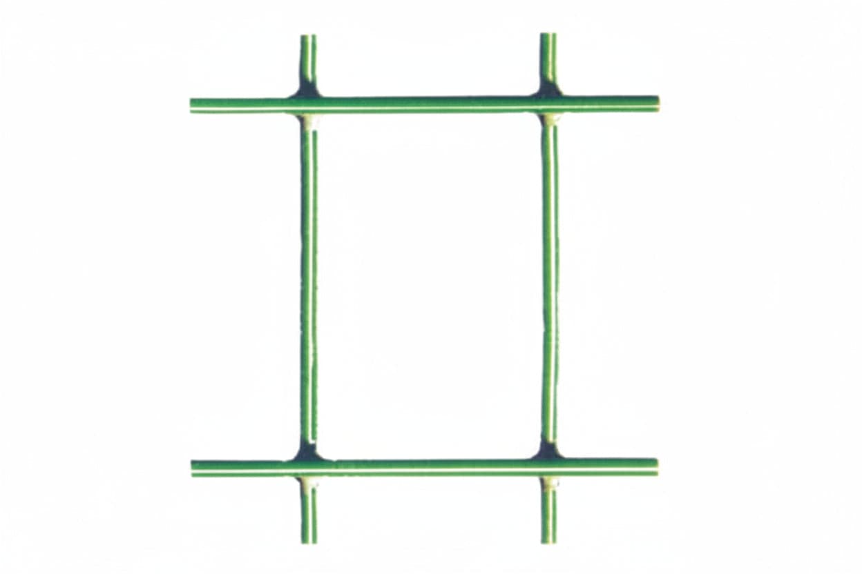 Rete Elettrosaldata Zincata Plastificata Verde Rotolo 25 m Cod 170642