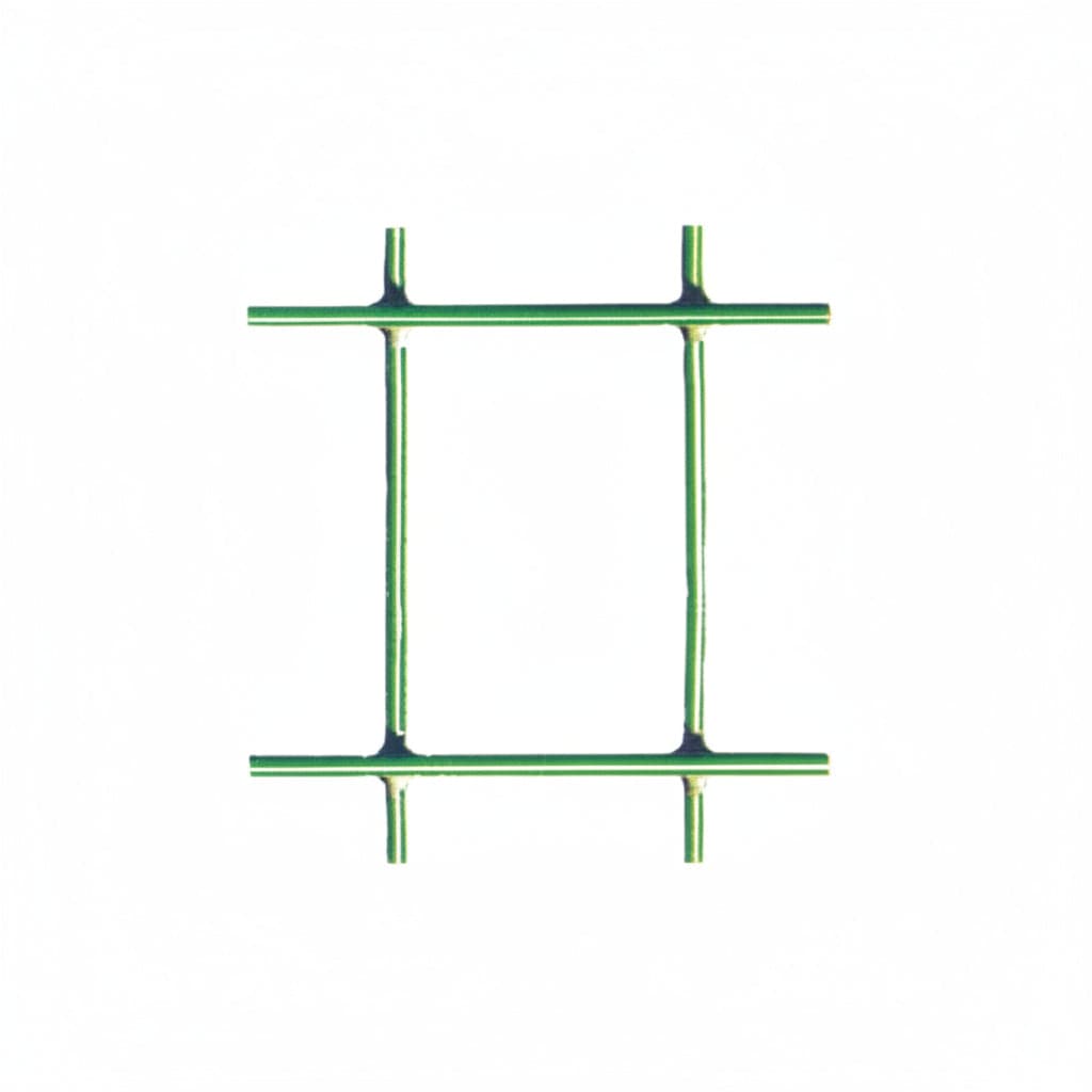 Rete Elettrosaldata Zincata Plastificata Verde Rotolo 25 m Cod 174428