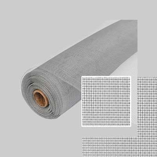Rete per Zanzariera in Alluminio 63 H. 150 cm 30 m Lineari Rotolo 30 m
