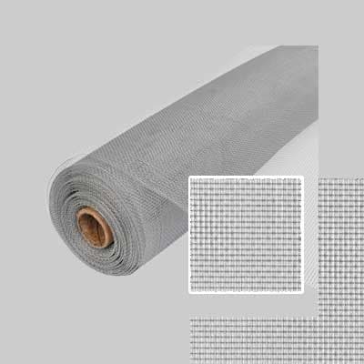 RETE PER ZANZARIERA IN ALLUMINIO 63 H. 150 cm - rotolo 30 mt - 30 metrilineari