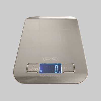 Bilancia Digitale Ideal Star Piana In Acciaio Inox Capacitãe 5 Kg - Ideal Star
