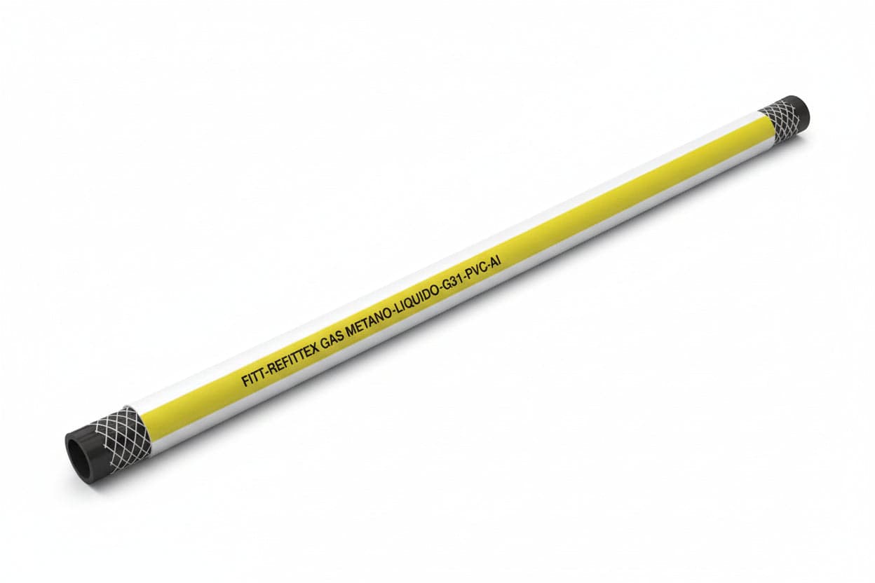 Tubo Gas Metano Refittex 50 m Ø 13 mm MMX19,7 Imq UNI 7140 50 m Fitt