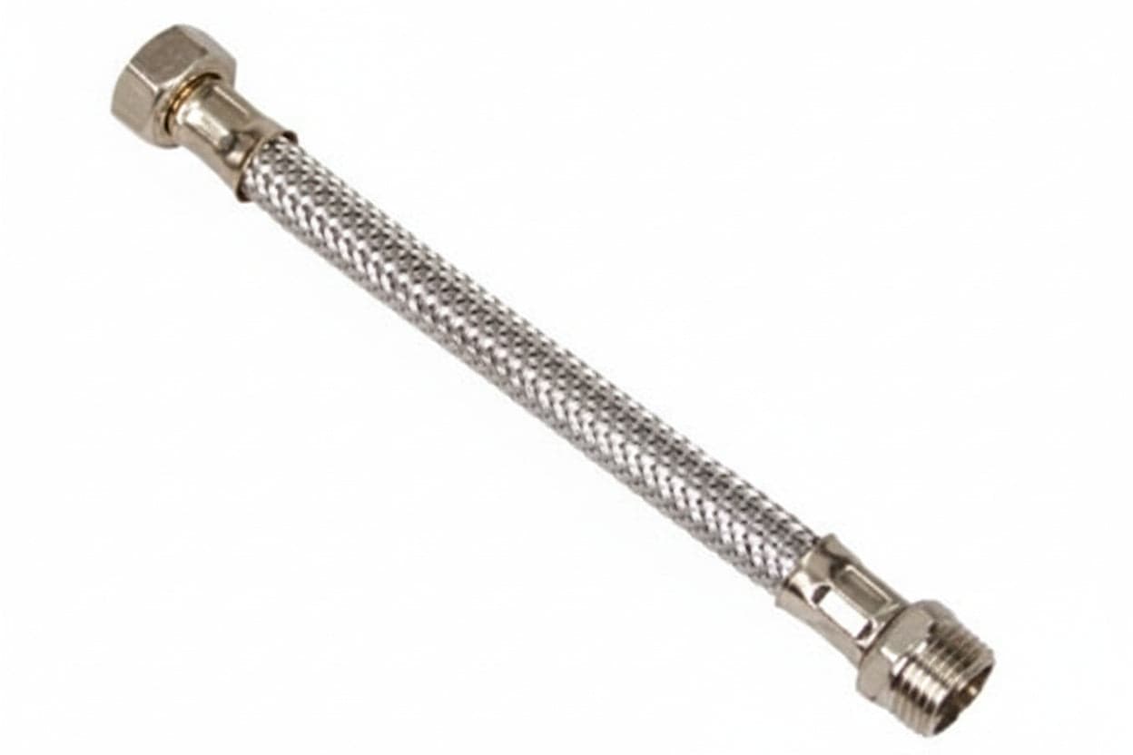 FLESSIBILE INOX M1/2 - F1/2- - M 1/2 F 1/2 cm.40 - 10 pezzi AGLAIA
