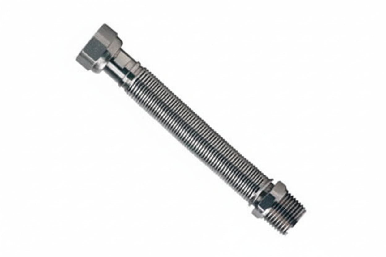 FLESSIBILE ESTENSIBILE PER ACQUA IN ACCIAIO INOX  MF 3/4  ø DN 20  mm.200/400