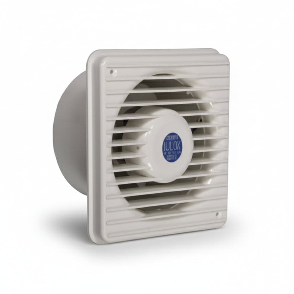 Aspiratore Elettrico da Parete Assiale Automatico 15 W Ø 120 mm di Foro