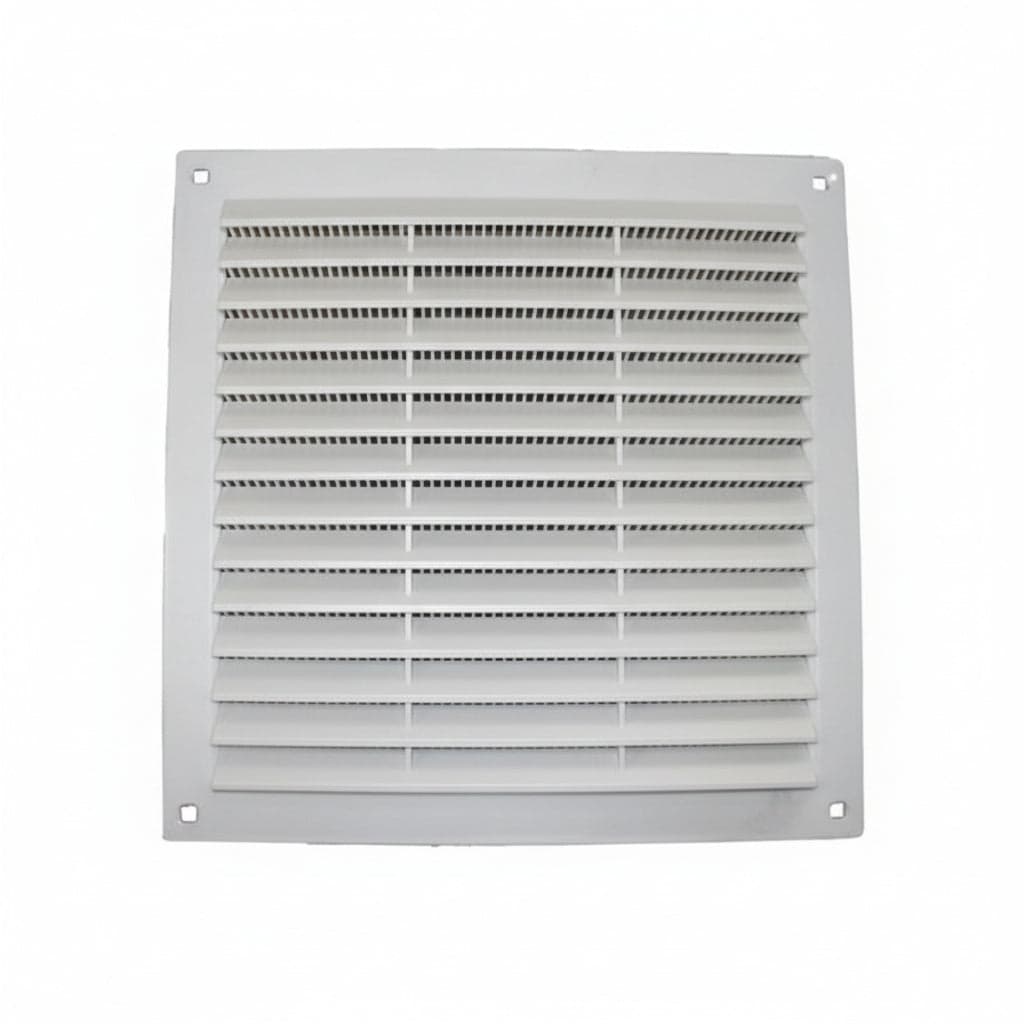 GRIGLIA AERAZIONE QUADRATA IN PLASTICA- - cm.23x23 - 5 pezzi