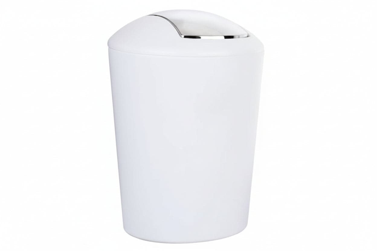 Pattumiera Bagno In Pp- - Mm.197X197X285 - Colore Bianco - 4 Pezzi Aglaia in Pattumiere da bagno BricoGo - Marano di Napoli, commercioVirtuoso.it