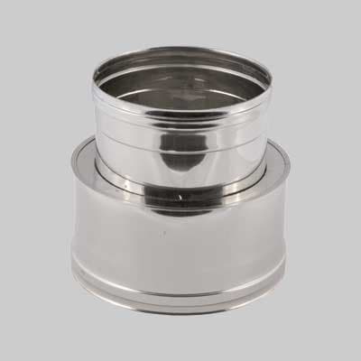 Raccordo Da Doppia A Mono Parete Ø M 130/180 - F 130 Mm