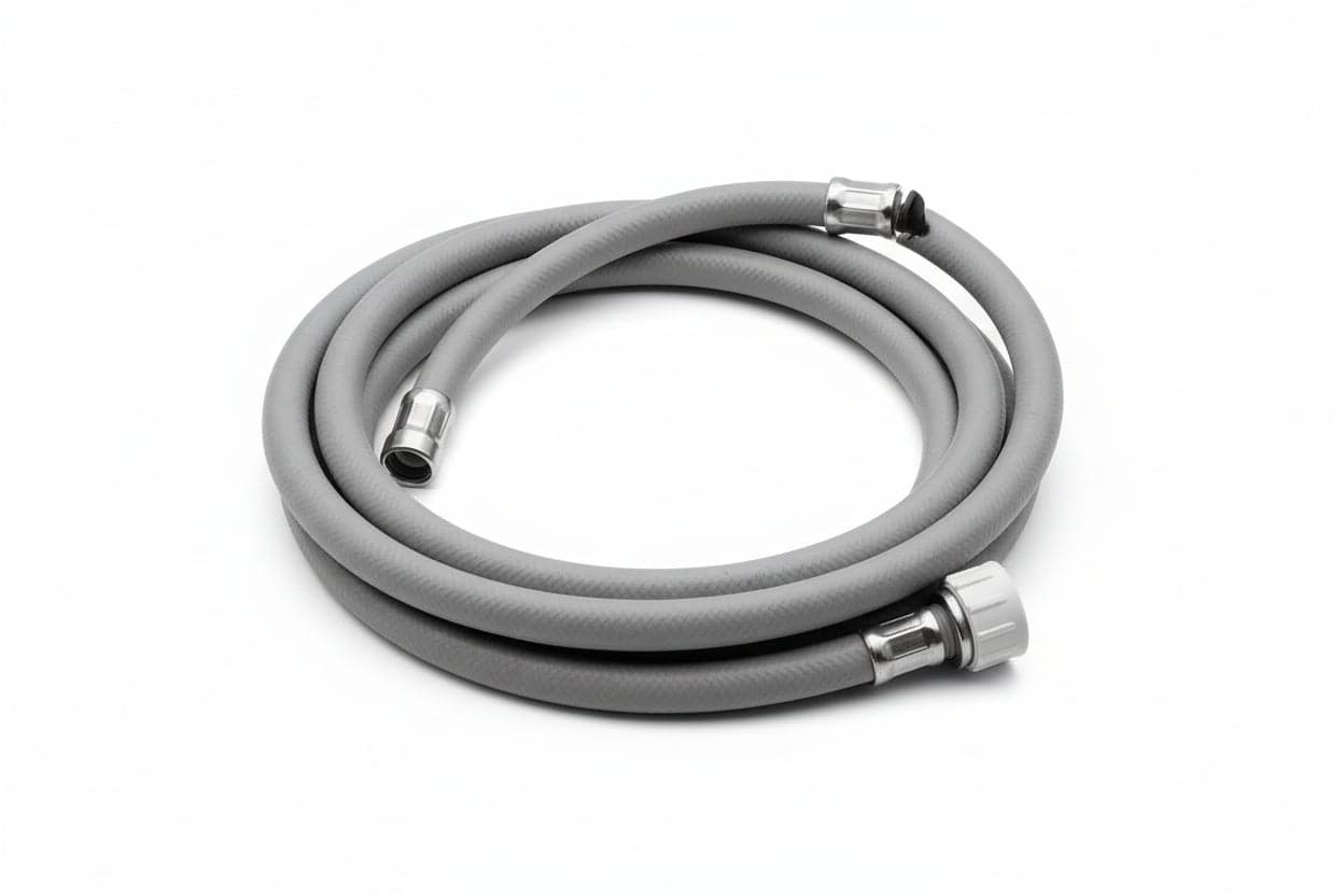 Tubo Carico Per Lavatrice Con Curva- - Attacco Ff 3/4 Cm.300 - 5 Pezzi