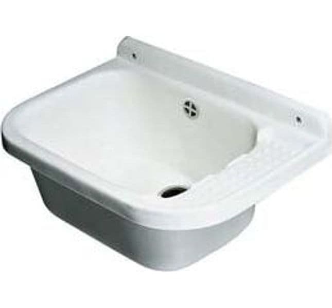 Pilozzo a Parete in Resina Bianco con Sifone 50 CMX35X24 Mongardi