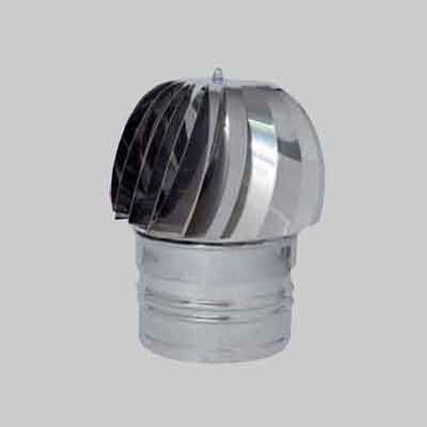 Fumaiolo Zincato Eolico Tondo Ø 140 mm