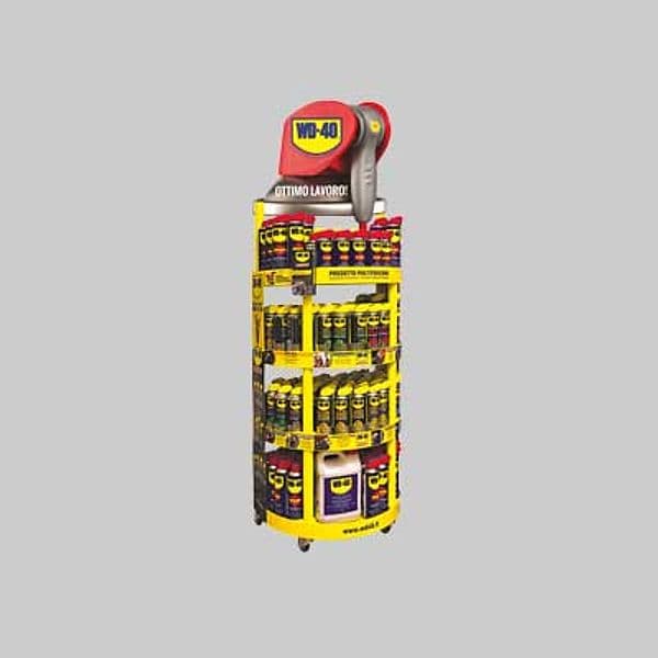 Espositore da Terra Universal con Specialist Wd 40 Vuoto 165 Posti