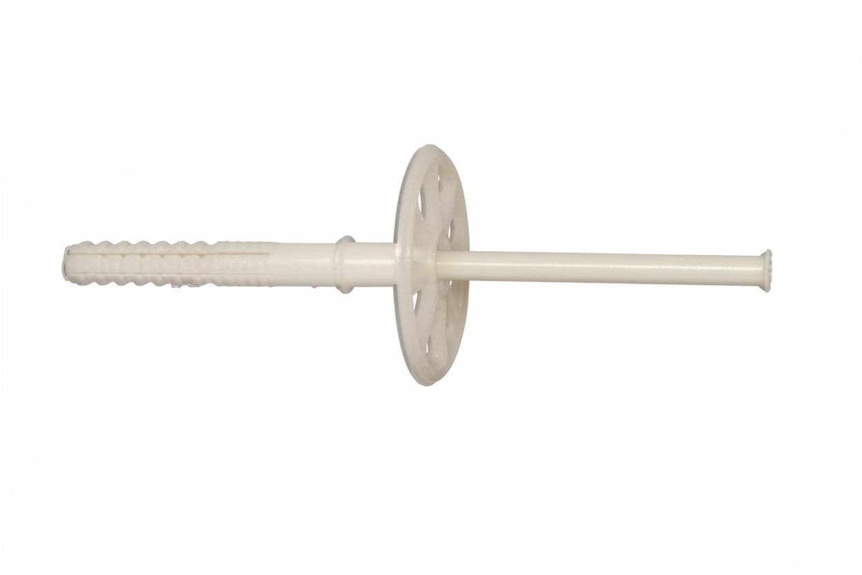 Tassello Espansione in PE Hd con Chiodo Bianco per Cappotto 250 Cod 446815