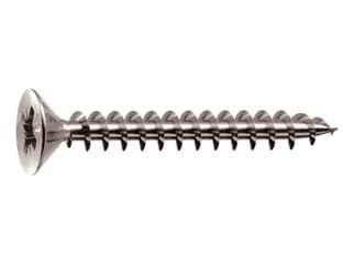 VITI PANEL-VIT TESTA SVASATA PIANA ACCIAIO CHROMITING- - ø mm.3x25 - 500 pezzi MUSTAD